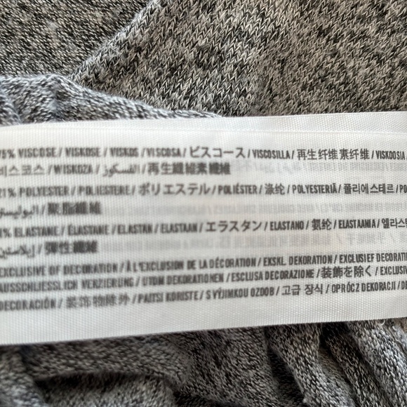 Abercrombie & Fitch Trapeze Racerback Stretch Dress size Small Gray - Picture 5 of 5